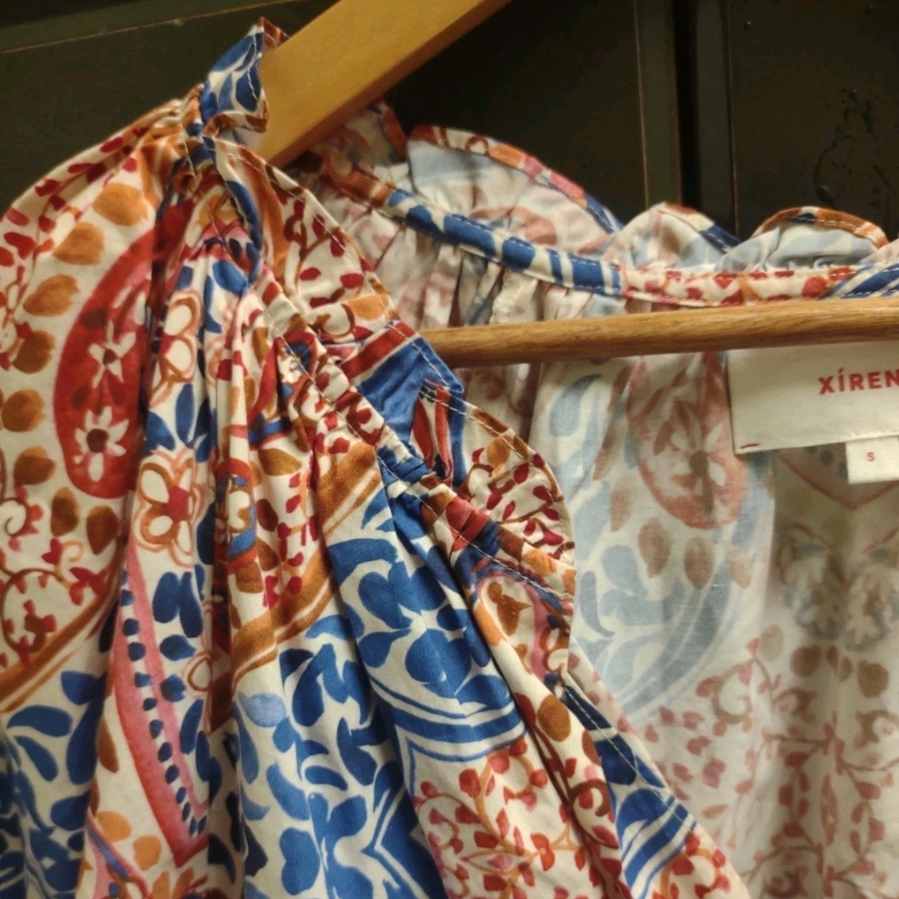Xirena Multicolor Patterned Blouse - image 4